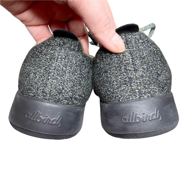 ALLBIRDS dark green wool runners WOMEN'S size 7 sustainable washable - Picture 5 of 8